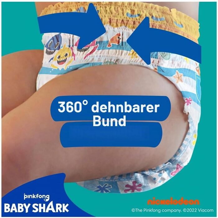 Одноразові плавальні трусики Pampers Splashers, розмір 5/6 (14кг+), набір 8 пачок по 10 шт (80 шт)