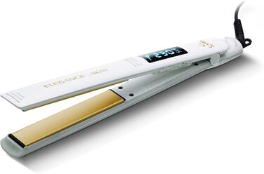 Випрямляч для волосся Gama Italy Professional Elegance Argan з аргановою олією, 150-230°C, білий