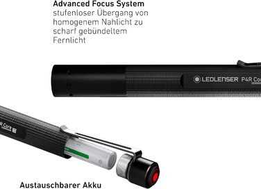 Ліхтарик Ledlenser P18R Signature, преміум LED, акумуляторний, 4500 люмен, фокусування, X-Lens, USB зарядка, 720 м