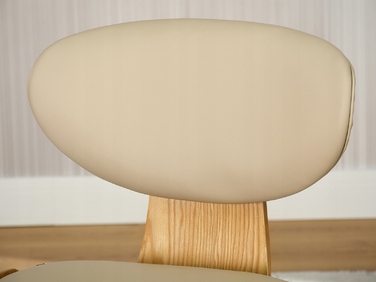 Стілець Mebel-Partner, штучна шкіра, бежевий, 1 шт.