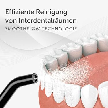 Wondersmile Munddusche PRO: Переможець тесту 2024 року, TÜV-сертифікована, 100 днів без ризику, SmoothFlow для догляду за зубами та яснами, 5 режимів, акумулятор PowerAkku (30 днів), Ultimate Black