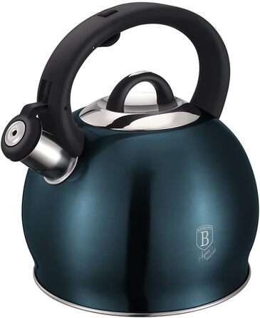 Електрочайник Berlinger Haus Metallic Line Aquamarine Edition, 3,0 л, нержавіюча сталь 18/8, бірюзовий