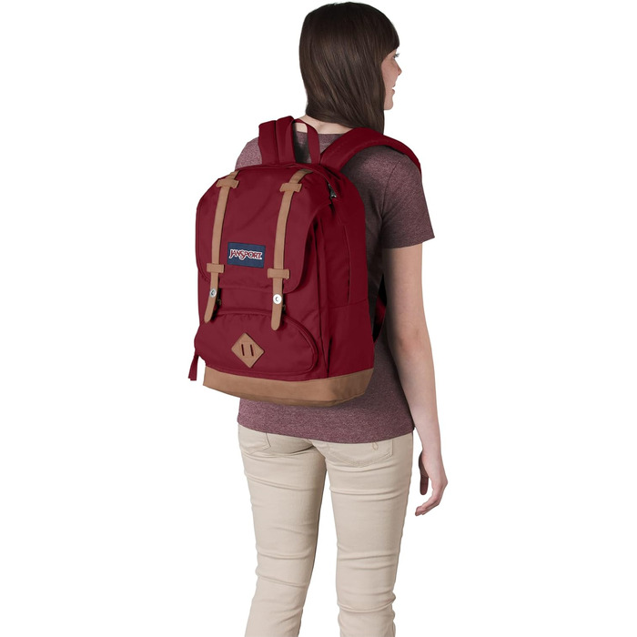 Рюкзак JanSport CORTLANDT з відділенням для ноутбука 15'' червоний, універсальний розмір