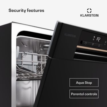Посудомийна машина Klarstein Mini 6 комплектів, тиха, компактна, 7 програм, для дому, офісу, кемпінгу, з підключенням до води