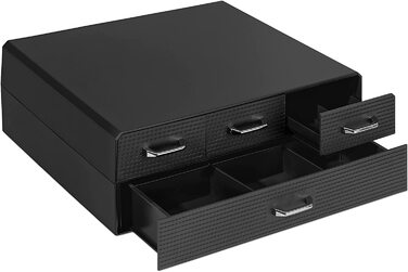 Тримач для капсул кави Navaris Nespresso для 96 капсул 34,3x12,8 см чорний