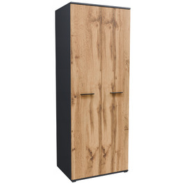 Стелаж Matkam 69 x 180 x 49 см, дуб вотан/графіт