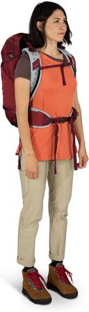 Рюкзак Osprey Hikelite 28 л червоний Sangria, розмір M-L, для туризму