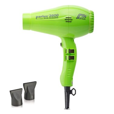 Фен Parlux 3800 Ecofriendly зелений, професійний, енергозберігаючий