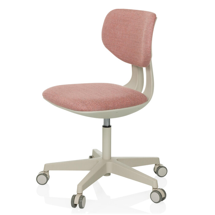 Дитячий письмовий стілець / дитячий стілець KID CLASSIC тканина рожевий hjh OFFICE