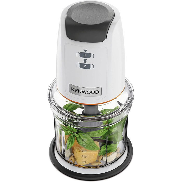 Подрібнювач Kenwood EasyChop CHP61.000WH 500 Вт, білий - з 4 лезами, чаша 0.5л, імпульсний режим, для льоду