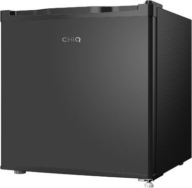 CHIQ Mini Bar: Компактний міні-холодильник 46 л з регулюванням температури, 39 дБ, для офісу, кемпінгу, спальні, готелю, чорного кольору