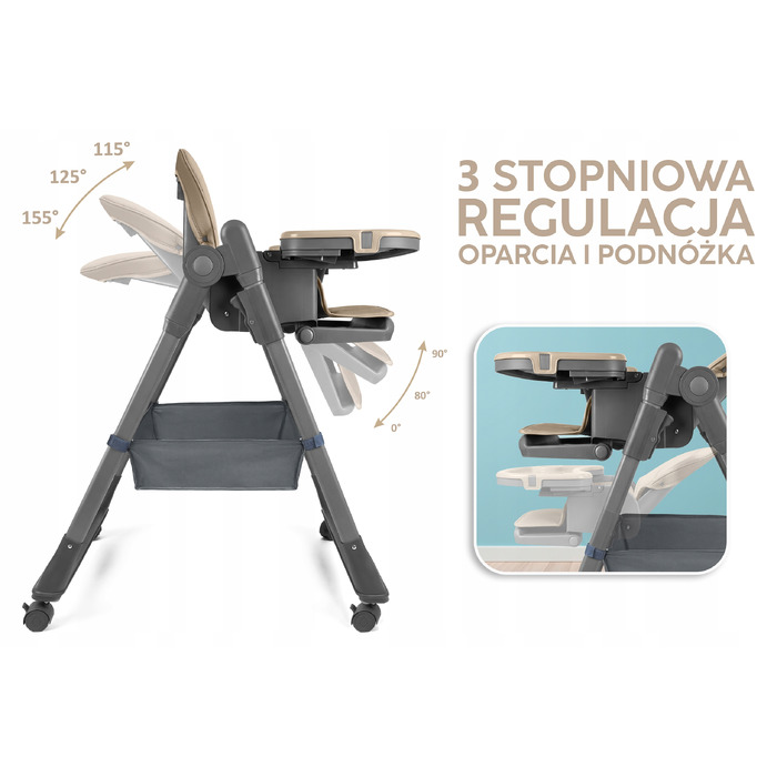 Стілець для годування Harmony, 102 x 50 x 79 см