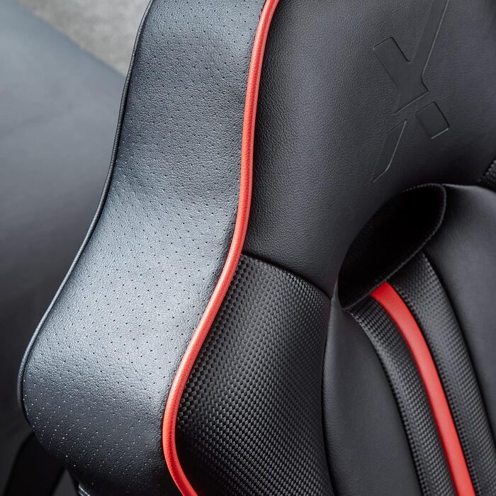 Ігрове крісло X Rocker Torque 2.1 з Bluetooth, вібрацією та аудіосистемою, червоне, педестальне крісло для геймерів та розваг