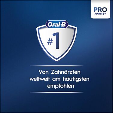 Електрична зубна щітка для дітей Oral-B Pro Junior, зелена