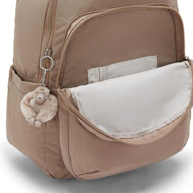 Великий міський рюкзак Kipling SEOUL, синій з бежевим (Tan Beige)