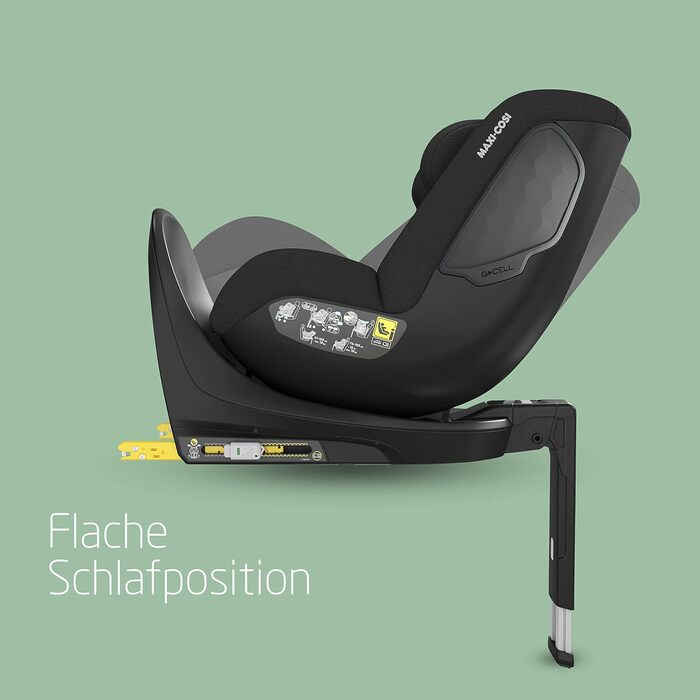 Вкладиш для новонароджених Maxi-Cosi Mica 360 S, чорний, Eco Care, для автокрісла, 0–3 місяці, 40–60 см, машинне прання