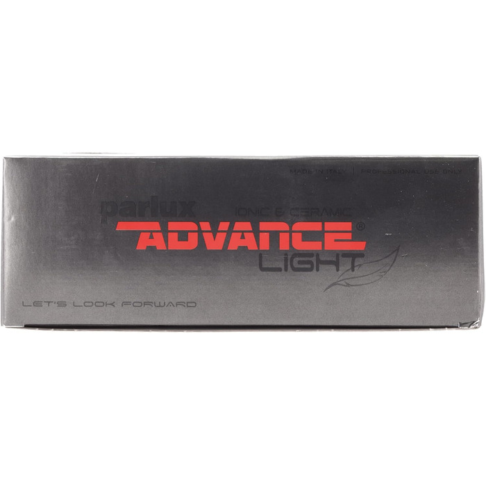Фен Parlux Advance Light Ionic & Ceramic 2200 Вт, легкий, компактний, професійний, для всіх типів волосся, червоний, без насадки Softstyler