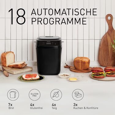 Хлібопічка Panasonic SD-PN100KXE Mini: компактна, 18 програм, безглютенова випічка, подвійні датчики температури