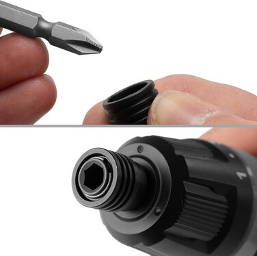 Акумуляторний шуруповерт C.K Tools T4930 3.6V USB-C з бітами PZ2/SL4 - потужний, електричний шурупокрут для електриків