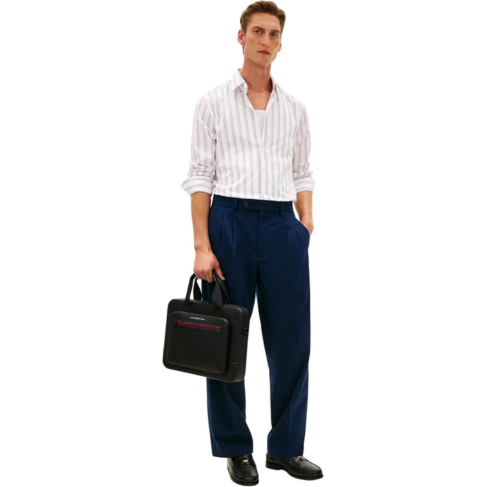 Сумка для ноутбука Tommy Hilfiger Th Foundation Computer Bag BDS, чорна, універсальний розмір