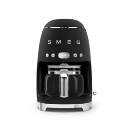 Кавоварка крапельна Smeg DCF02NBEU чорна 12 чашок з автостартом та регулюванням міцності