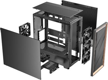 Корпус для ПК Antec GEH Flux SE Midi Tower чорний, для ігрових та офісних систем, вентиляція, роздрібна версія