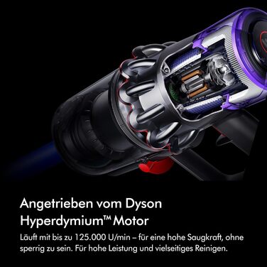 Пилосос бездротовий Dyson V11™ Fluffy (Nickel/Rot) – 185 Airwatt, 60 хвилин роботи, технологія видалення шерсті