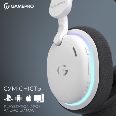 Бездротова ігрова гарнітура GamePro Asgard Bragi (HSW250W)