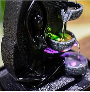 Декоративний внутрішній фонтан Zen Light Kaskade 4 рівня, 25 см