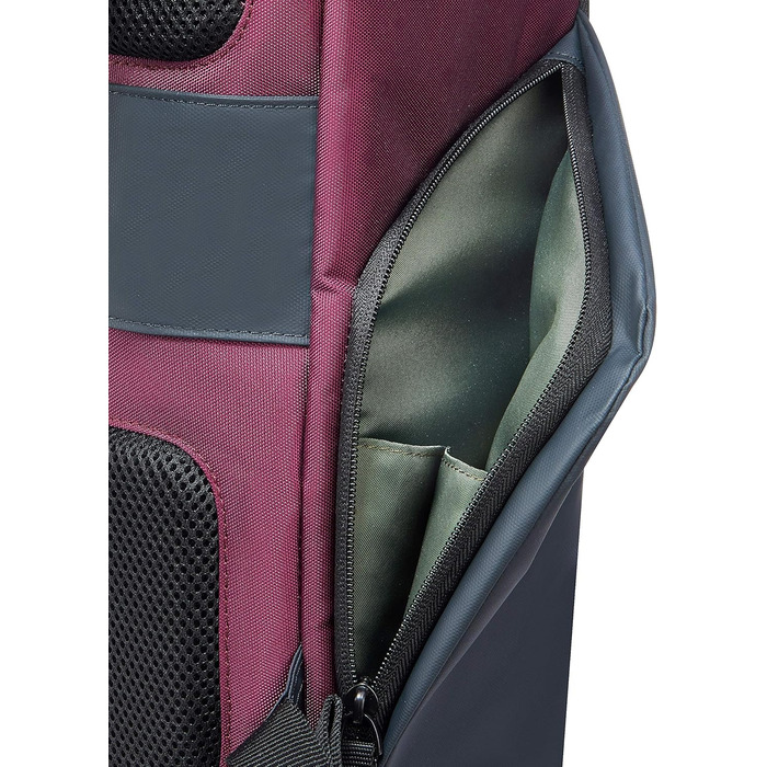 Рюкзак DELSEY PARIS Securflap м'який 21 л, бордовий, 45x31x14 см