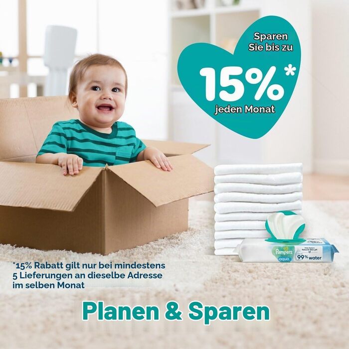 Підгузки Pampers Baby-Dry розмір 4 (9-14 кг), 120 шт, з захистом від протікань Stop & Protect