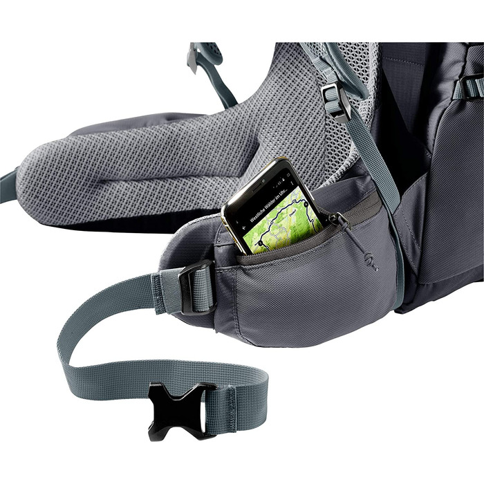 Рюкзак для туризму Deuter Futura 27 л, графітовий, анатомічна спинка