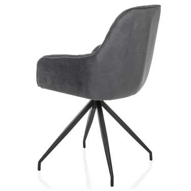 Стілець обідній ELVERUM Velvet Grey hjh LIVING