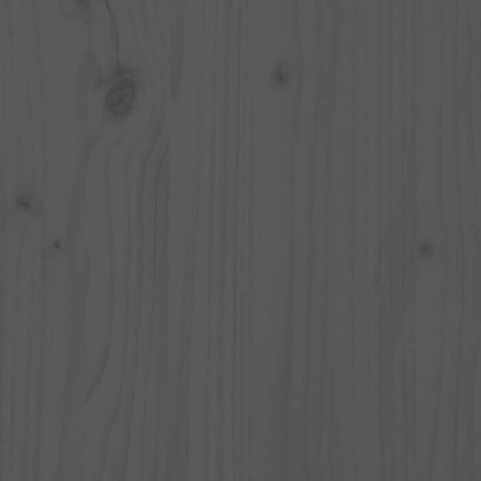 vidaXL Банкетка для взуття з великим місцем для зберігання, шафа для взуття у передпокій, сіра, масивна сосна, 70x38x45,5 см