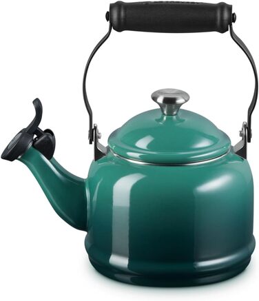 Емальований чайник Le Creuset Halber зі сталі з металевим покриттям, 1.25 л, колір Artichaut (артишок)