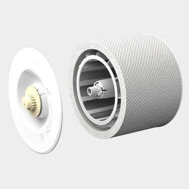 Зволожувач повітря BONECO W300 знімний бак 12 л, для кімнат до 50 м², дуже тихий 27 дБ, 2 режими, авто-вимкнення, мийка повітря, білий