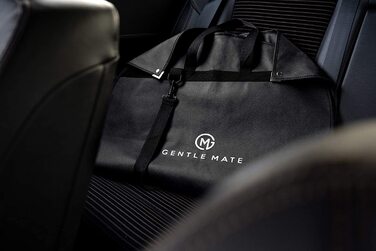 Gentle Mate 2X Преміум чохол для одягу синій з плечовим ременем і ароматизатором – якісний чохол для костюмів і сорочок для подорожей та зберігання, чоловічий чохол для одягу