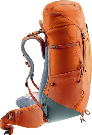 Туристичний рюкзак Deuter Aircontact Lite 50+10 л, chestnut-teal, легкий, для трекінгу