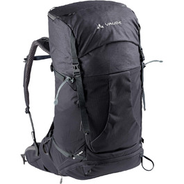 Туристичний рюкзак VAUDE Brenta 44+6 л чорний, водовідштовхувальний, з дощовиком, унісекс, для трекінгу та походів