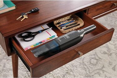 Акумуляторний ручний пилосос BLACK+DECKER Dustbuster Slim HLVC320B11, 12В, 2.0А·год, без мішка, бездротовий, з XXL-насадкою, зарядна станція, щілинна та меблева насадки