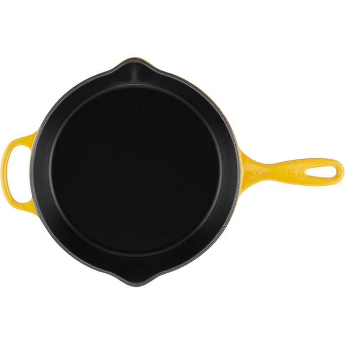 Le Creuset Signature висока сковорода-каструля з чавуну, 26 см, 2 л, для всіх плит і духовок, колір Nectar