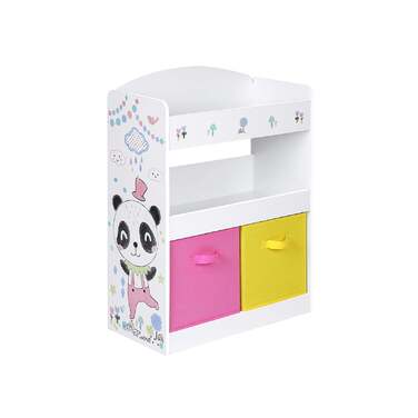 Полиця для іграшок з 2 коробками для зберігання Назва за замовчуванням