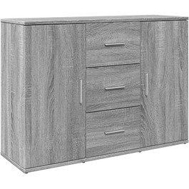 Комод vidaXL у стилі старого дерева, 90x29,5x65 см, ДСП, для зберігання речей, шафа для вітальні, домашній органайзер