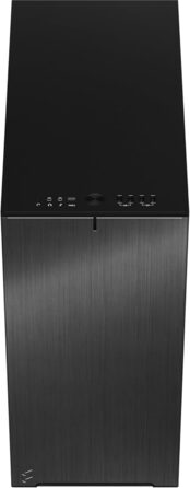 Корпус для ПК Fractal Design Define 7 Compact Black, алюміній/сталь, ATX, шумоізольований, чорний, для тихої роботи