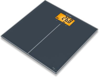 Beurer GS 280 BMI Genius – цифрова скляна вага для людей з індикатором ІМТ та кольоровим дисплеєм