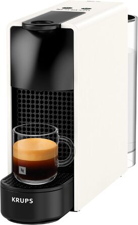 Кавомашина Nespresso Essenza Mini Krups для еспресо та лунго, 19 бар, біла - компактна модель XN1101