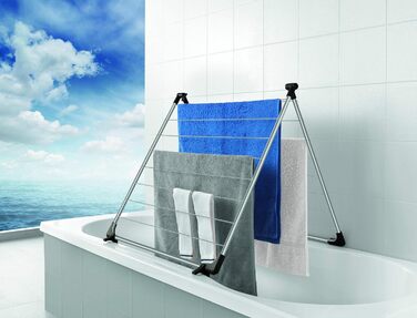 Сушарка для білизни на ванну Metaltex Cervino Plus, металева