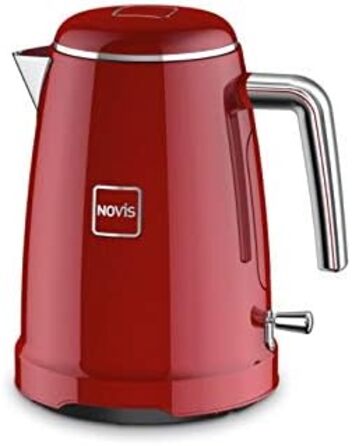 Електрочайник Novis K1, червоний, потужний, стильний дизайн