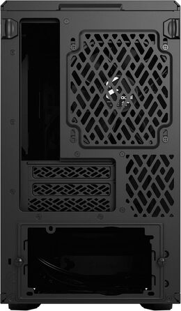 Корпус Fractal Design Meshify 2 Nano Black TG Dark Tint, скляна панель, чорний, компактний формат, для ігрового ПК