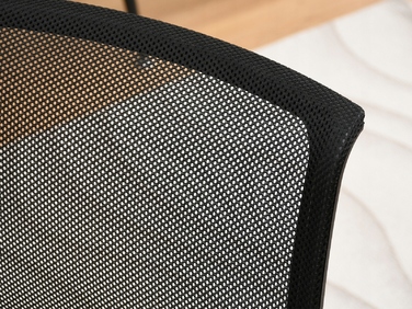 Офісне крісло Mebel-Partner, сітка, чорне, 1 шт.